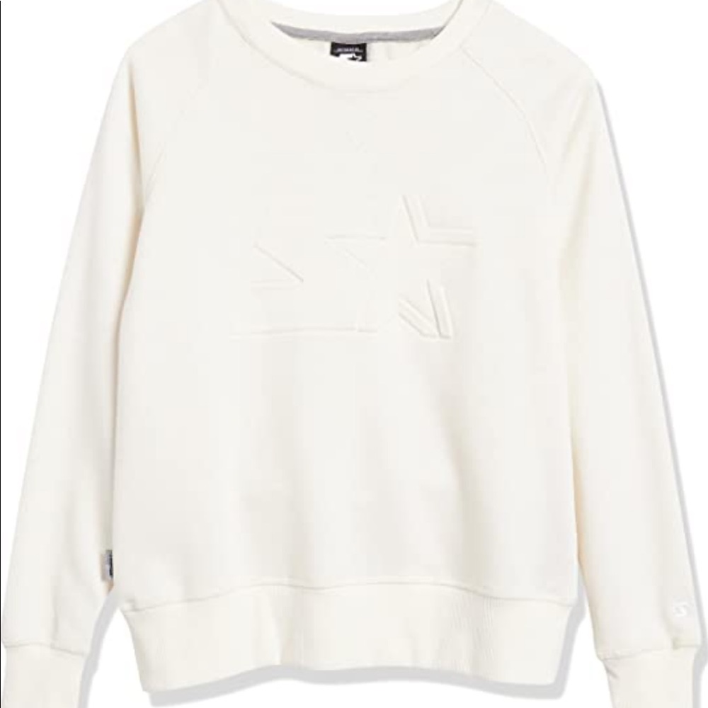 STARTER Cream Logo Crewneck Sweatshirt